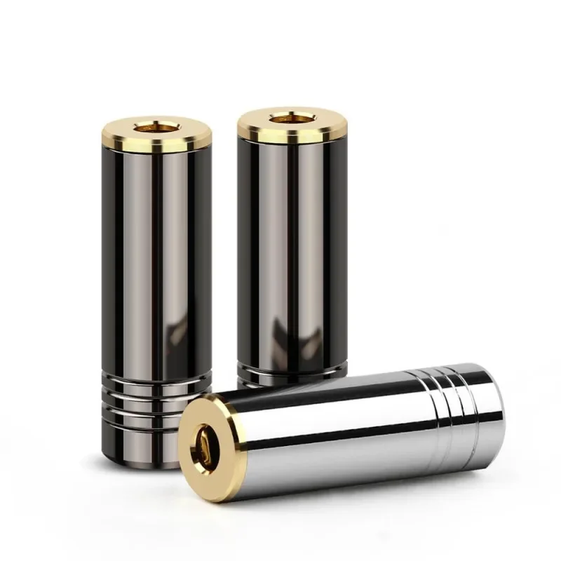 Conector hembra Jack 2,5mm 3,5mm 4,4mm Audiophile cobre chapado en oro DIY 4,4 auriculares adaptador de auriculares equilibrado de 4 polos - imagen 3