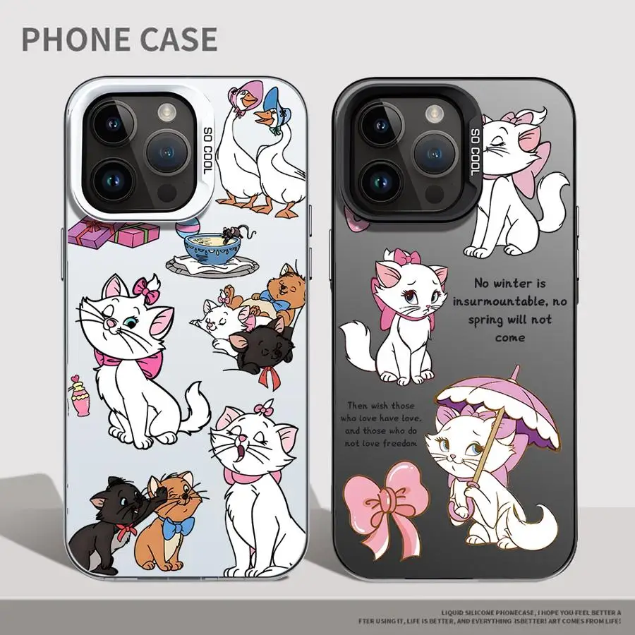 Funda de teléfono de cubierta suave para iPhone 11 12 13 Pro Max 16e 14 15 16 Plus Disney Marie