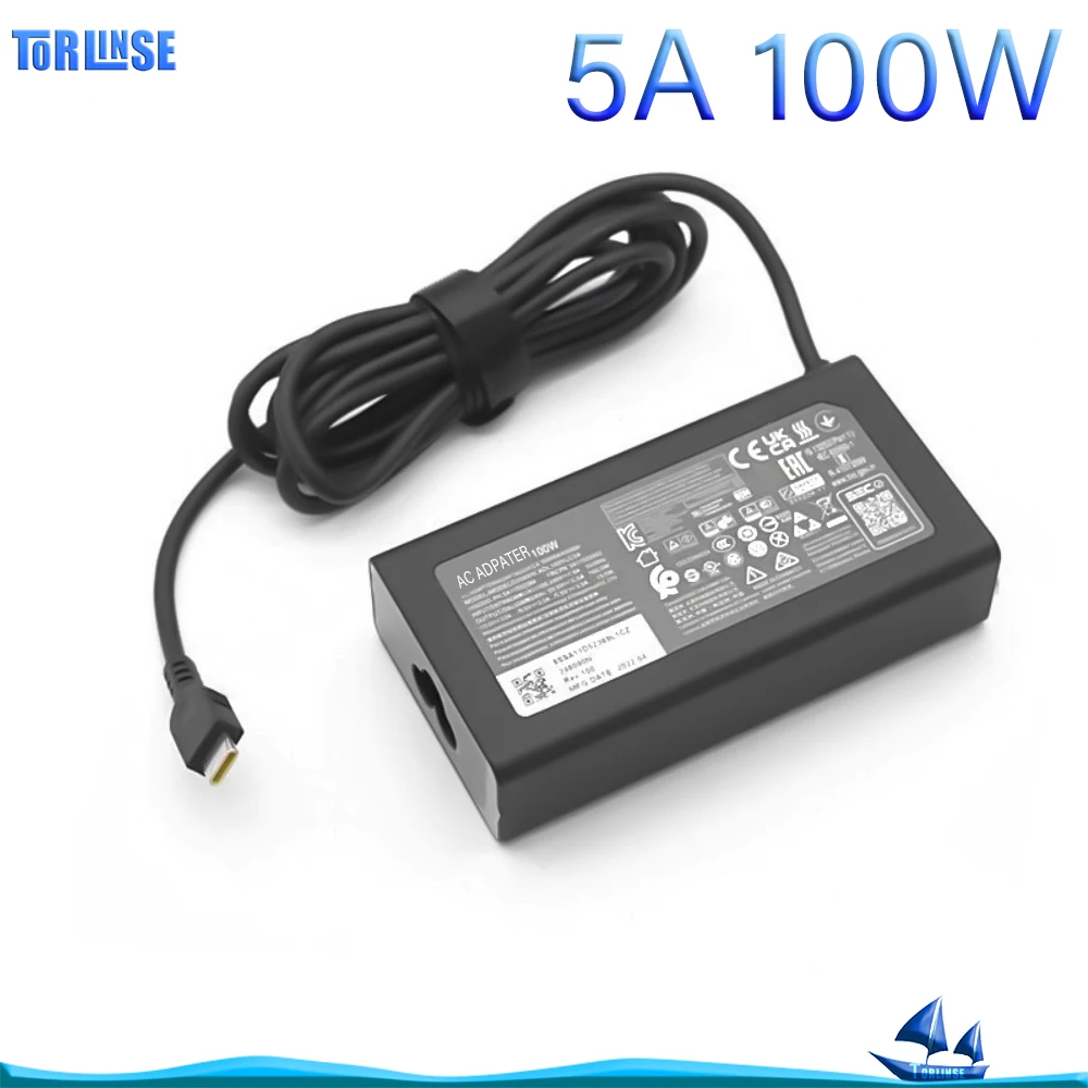 Cargador Portátil Lenovo USB-C 100W – Adaptador Corriente para IdeaPad