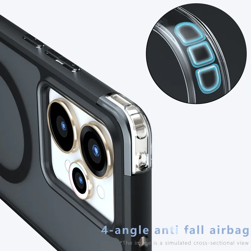 Para Realme 15, 15 Pro Funda Magnética ELVEV PC Dura Ultra Delgada + Funda Mate TPU - imagen 3