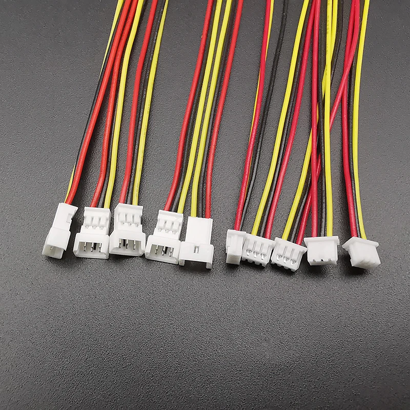 5/10 pares Mini Micro JST 1,25 conector de Cable macho hembra paso 1,25mm 3 pines JST enchufe Jack conectores de Cable de Terminal 15CM - imagen 3
