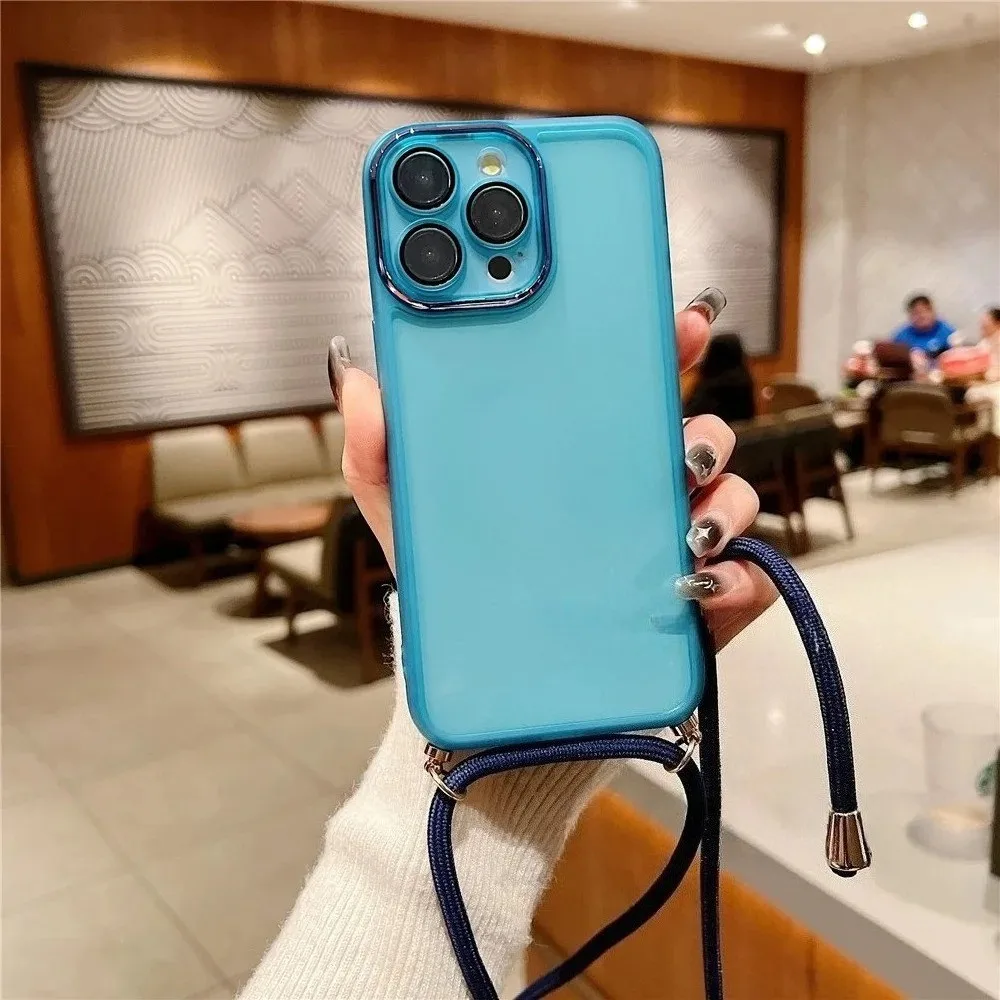 Funda de teléfono con cadena y cordón para collar cruzado, cubierta protectora de lente para Honor X9C X9D X9A X9B X8A X8B X8C X7B X7C X7D X6A X6B X6C - imagen 4