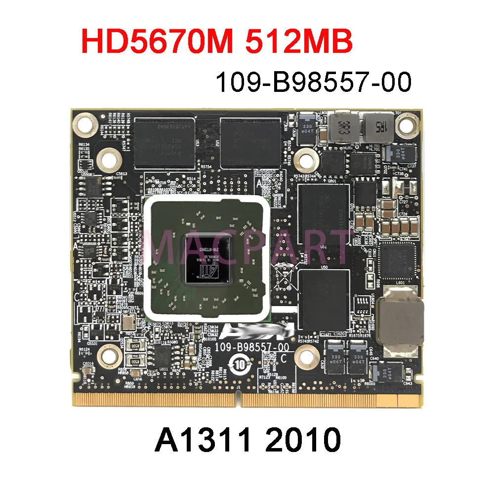 Tarjeta de vídeo Original HD4670M HD5670M HD6750M HD6770M 256MB 512MB para Apple iMac 21,5 "A1311 tarjeta gráfica 2009 2010 2011 años - imagen 4