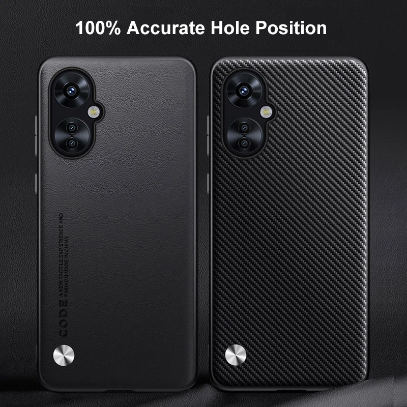Funda de cuero PU de lujo para OnePlus Nord CE 3 Lite N30 5G, funda trasera protectora de silicona para teléfono One Plus Nord CE3 Lite - imagen 3