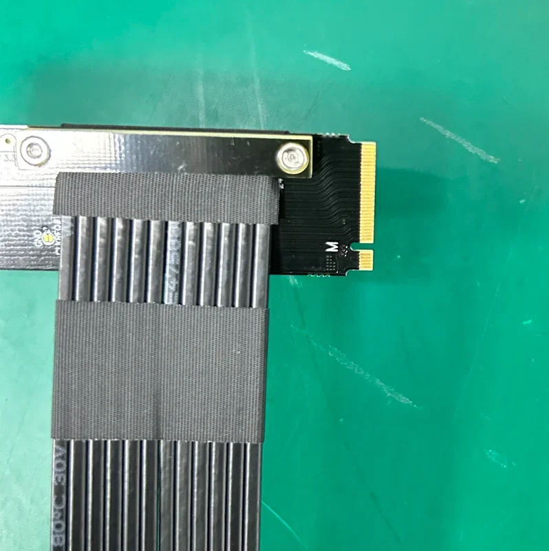 Cable elevador adt-link PCIe 4,0 M.2 NVMe a x4, adaptador de llave GPU 2280 M, LAN, GPU, tarjeta de captura - imagen 4