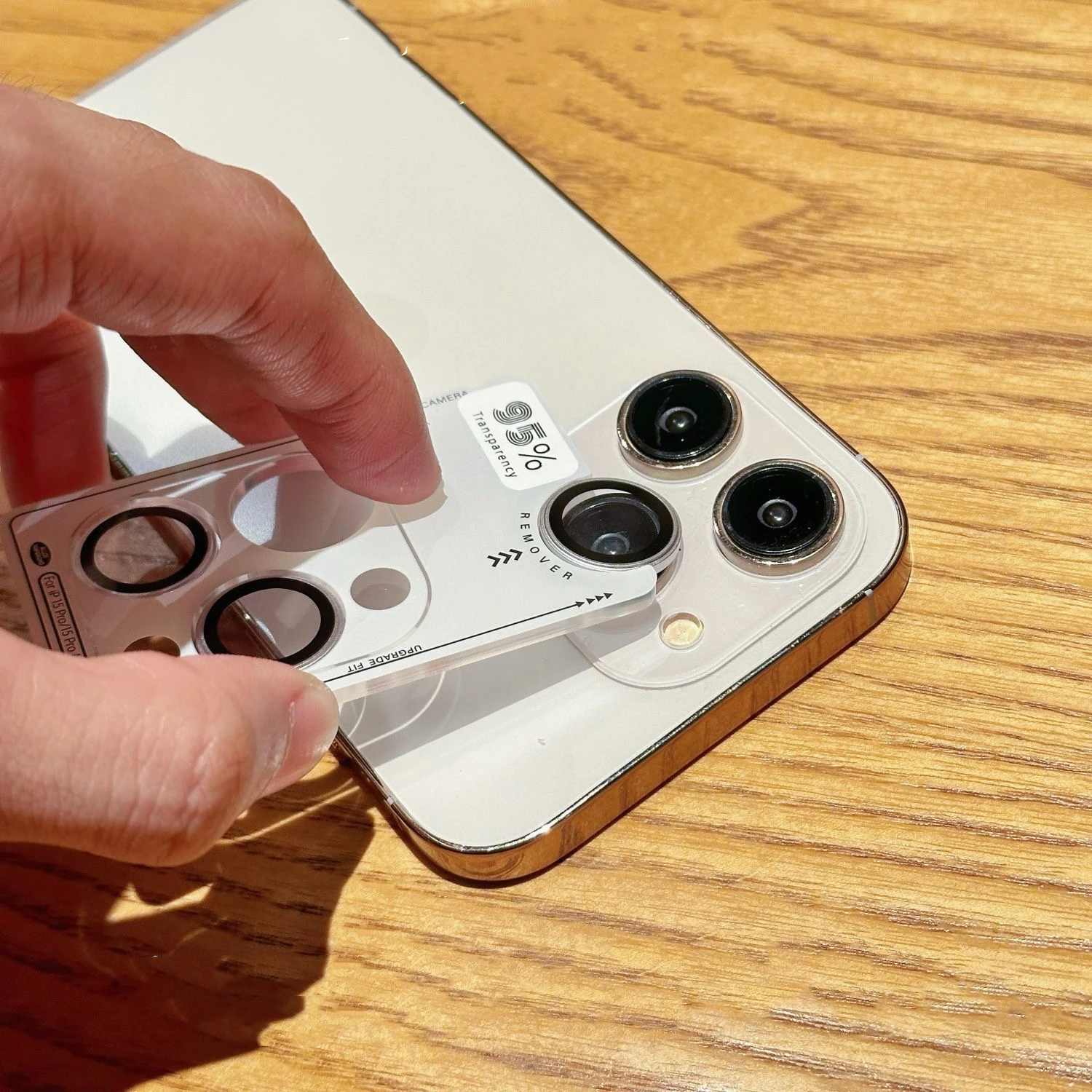 Protector de cámara brillante de Color Original, 2-3 Uds., para 17 16 15 14 Pro Max Plus 12 13 Mini anillo de Metal, película de tapa de lente de vidrio templado - imagen 2