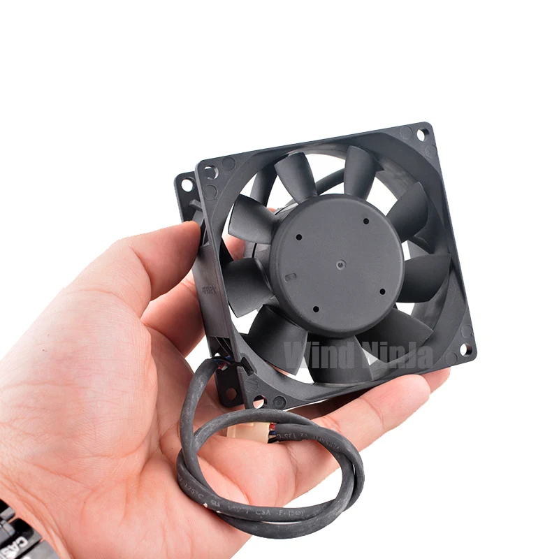 PFB0812UHE 8 cm X 80 mm X 38 mm DC12V 1.86A Ventilador de enfriamiento de alta velocidad de 3 pines para fuente de alimentación del servidor - Ventilador de alto flujo de 80 mm - imagen 5