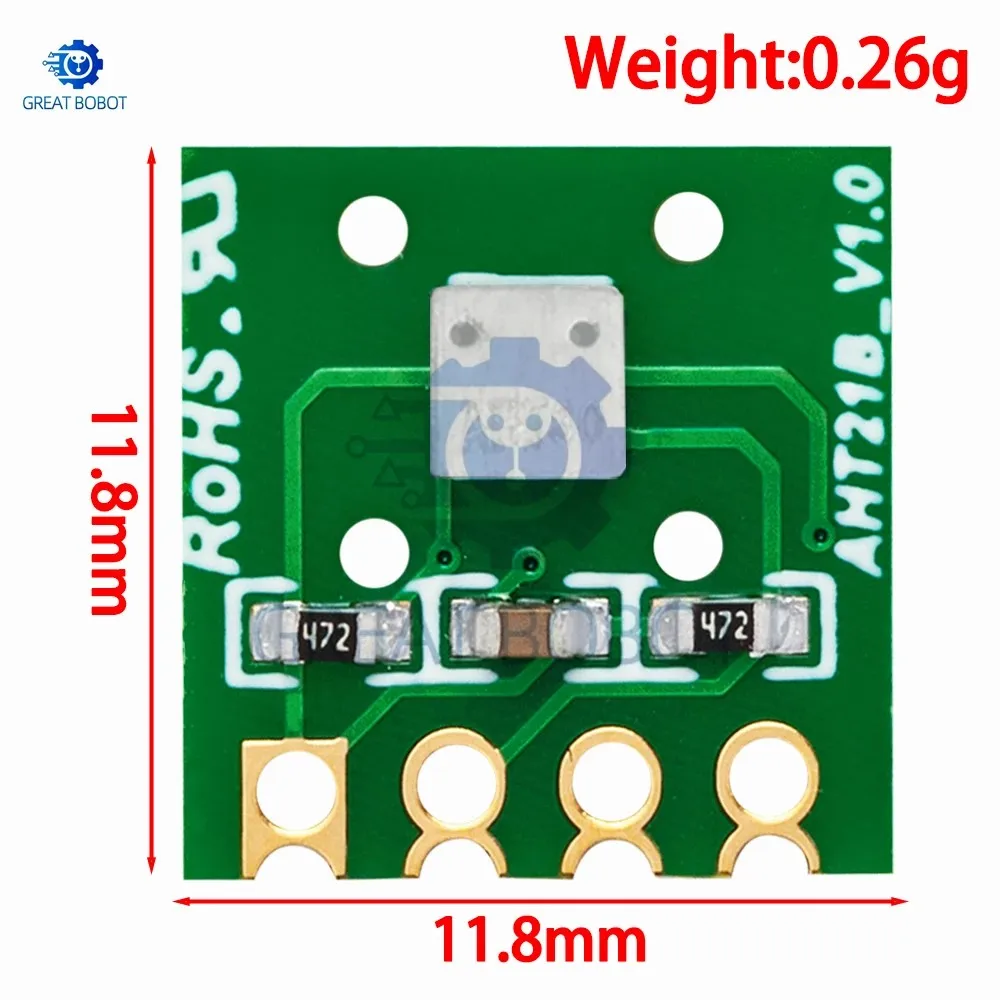 Módulo de medición de Sensor de temperatura y humedad Digital de alta precisión BS AHT21, comunicación I2C, reemplaza SHT20 para Ar - imagen 4
