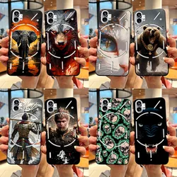 Nothing Phone 1/2 Funda Parachoques Silicona Negra – Lujo