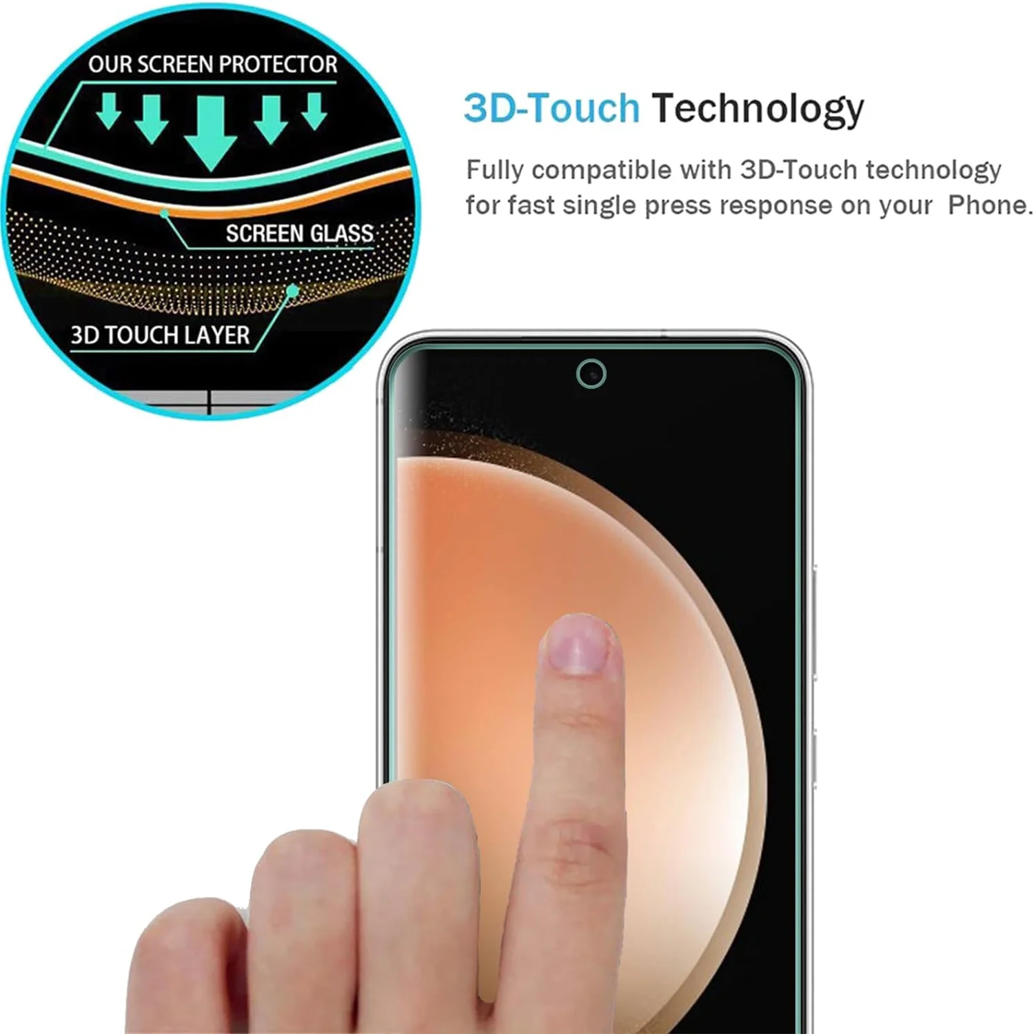 Protector de pantalla HD de 2/4 piezas para Samsung Galaxy S23 FE 5G 9H vidrio templado - imagen 5