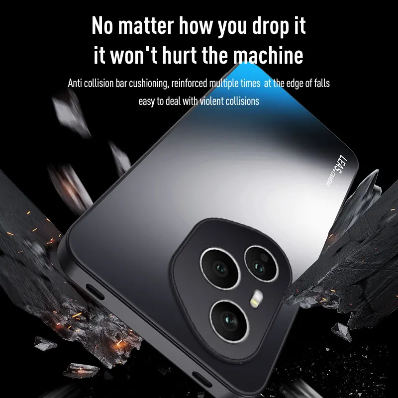 Funda para Honor 400 Pro 300Pro, nuevo estilo, sensación de piel mate, protección de lente AG, funda trasera dura para teléfono para Huawei Honor 400 Pro - imagen 4