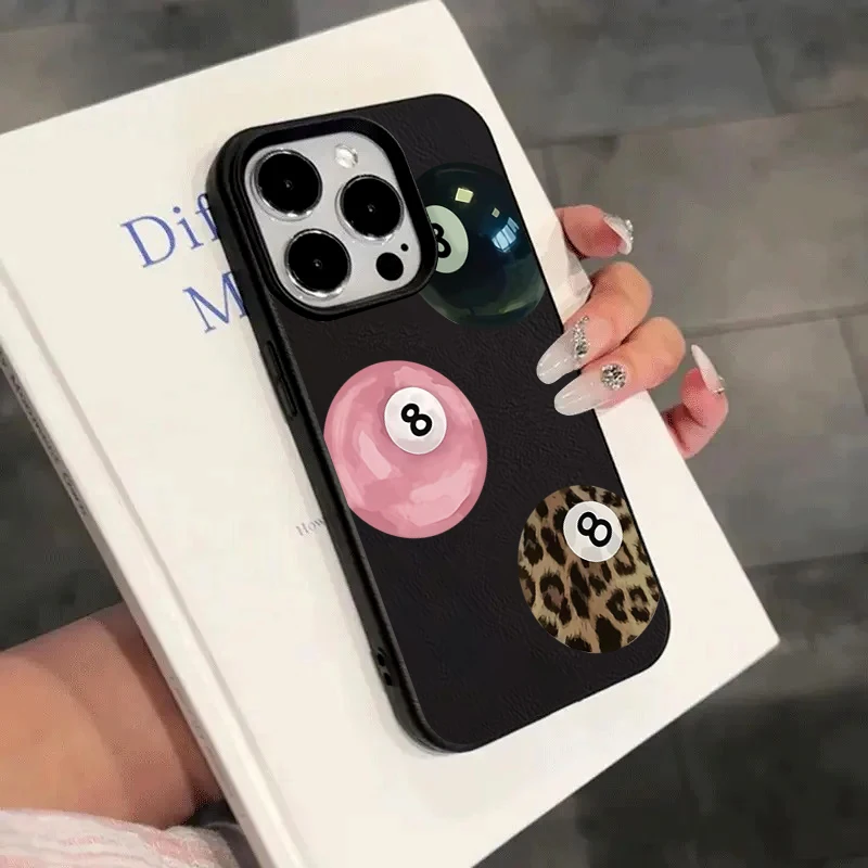 Para Xiaomi 15T 14T 13T 15 14 13 Funda número ocho Patrón de bola de billar Funda de teléfono para Poco F7 F6 F5 X7 X6 X5 M6 Pro Funda suave - imagen 5