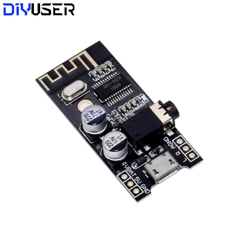 DIYUSER MH-MX8 M18/M28/M38 placa receptora de Audio MP3 inalámbrica Bluetooth BLT 4,2 decodificador Mp3 sin pérdidas - imagen 3
