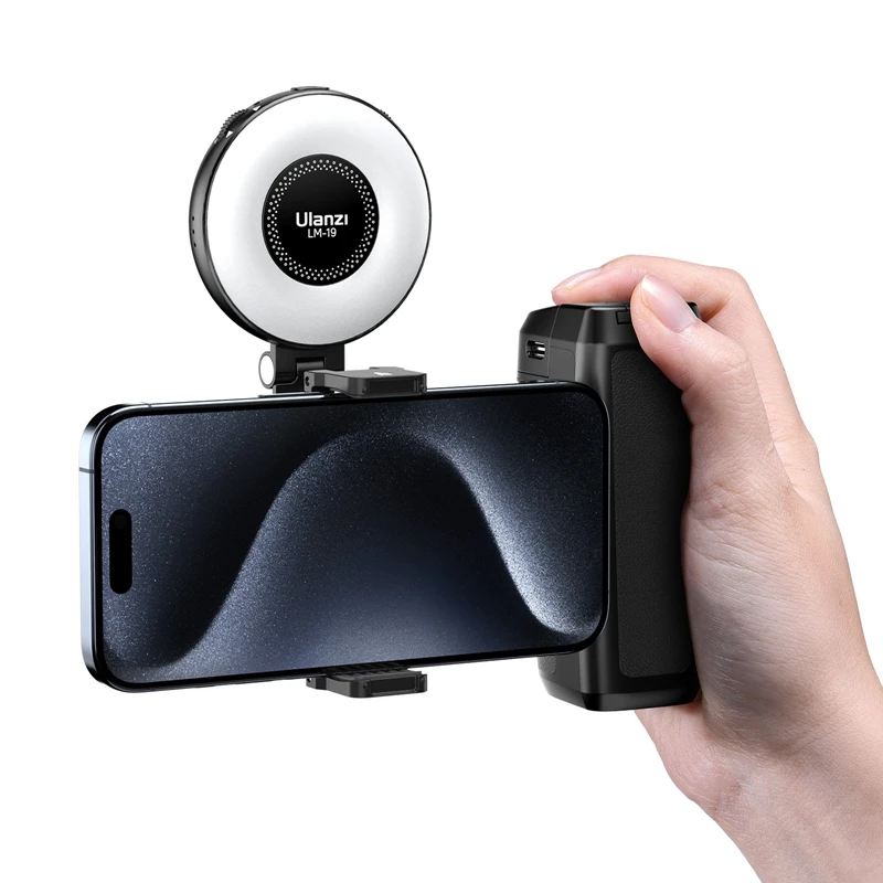 Ulanzi LM19 soporte de teléfono con luz MagSafe bicolor para iPhone 15 14 13 12 Mini Pro Pro Max para fotografía de transmisión en vivo Vlog - imagen 4