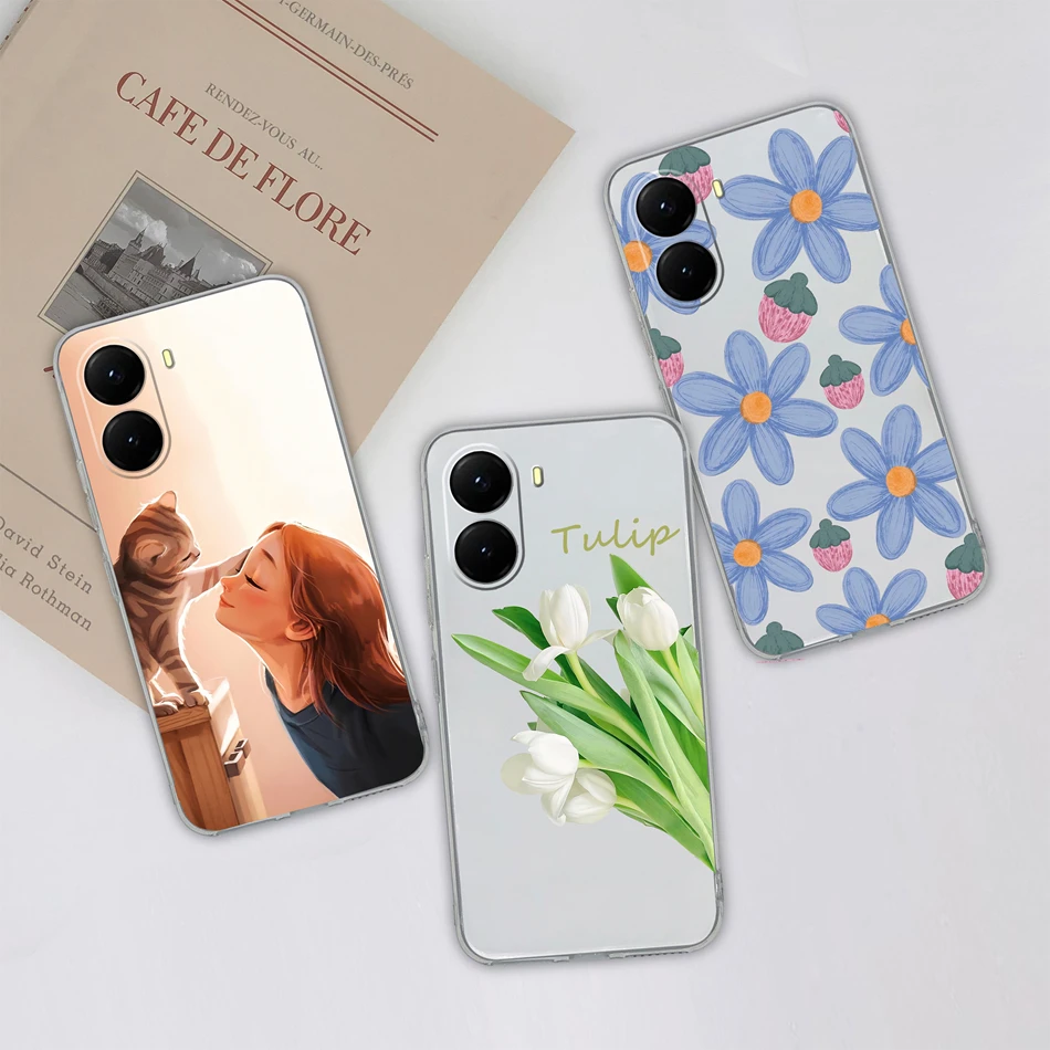 Para Realme Neo 7 Funda suave degradado transparente Funda de teléfono para Realme Neo7 Realmi Neo 7 transparente a prueba de golpes fundas traseras delgadas Funda - imagen 5