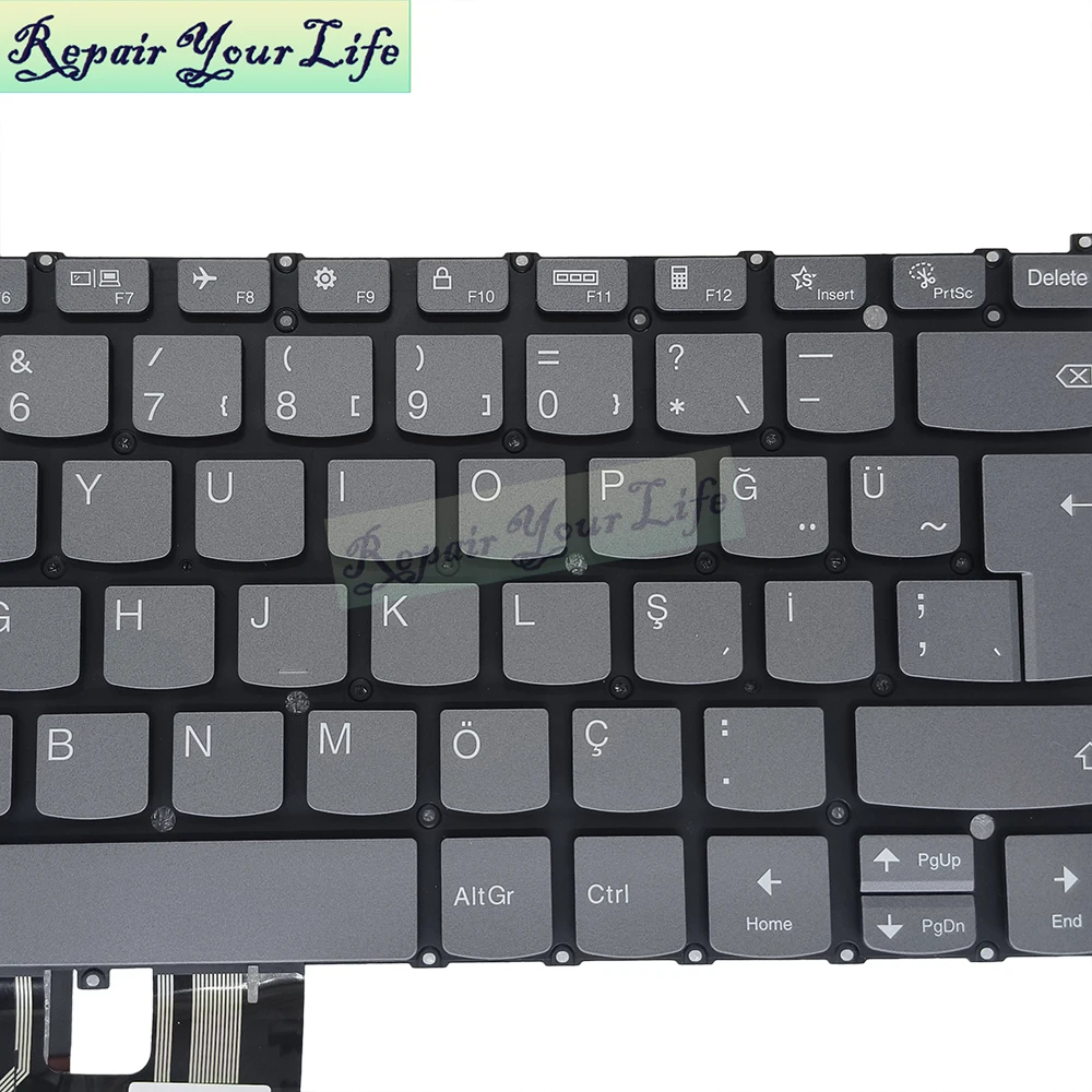 US UK Turkish Backlit Keyboard for Lenovo Slim 7 Prox 14arh7 82V2, Yoga 7 14IAL7 14ARB7 82QE 82QF Laptop SN21G96066 PT4SB-TR New - imagen 3