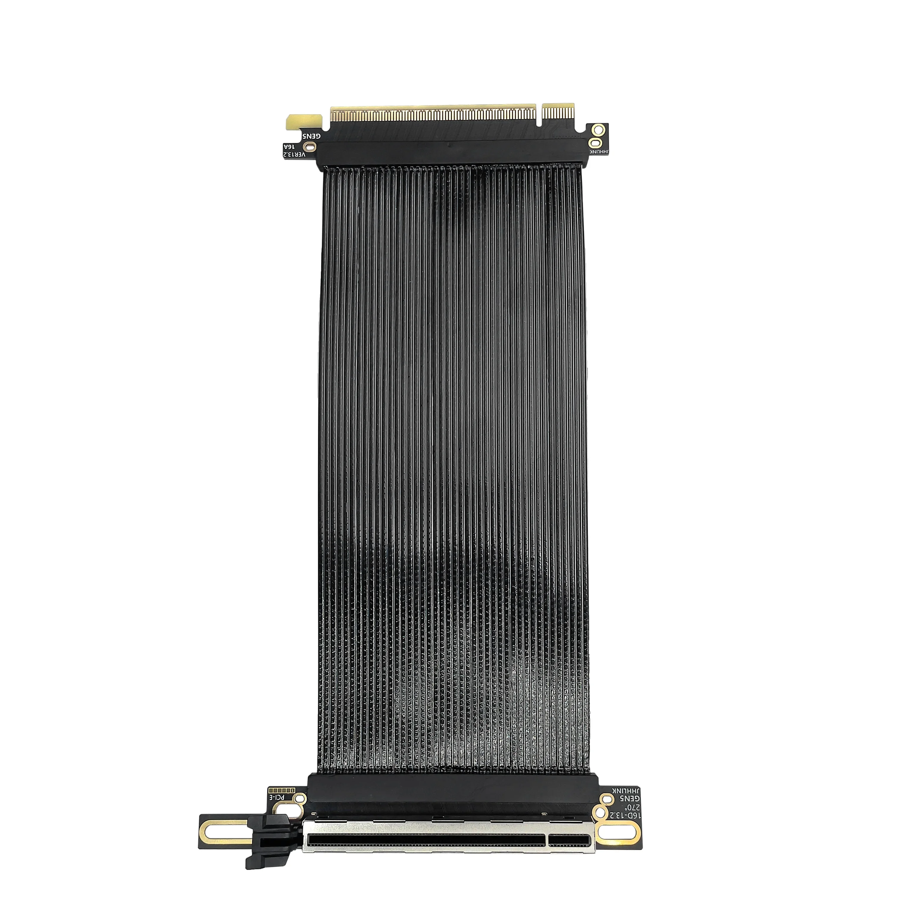 PHANTEKS 217E NZXT H1 V1 Cable elevador PCI-e 5,0 X16 blindado 270 °   Tarjeta de vídeo en ángulo recto inverso Montaje vertical GEN5 Gaming - imagen 5