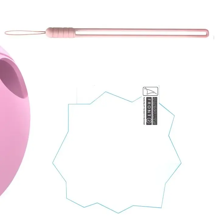 Cubierta protectora suave de silicona líquida resistente a caídas con cordón + película protectora para accesorios de juego Tamagotchi Paradise