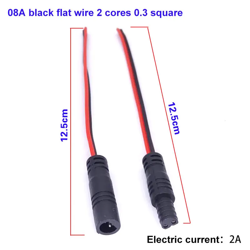 08A Super Mini conector rápido 2 pines 0,3/0,5 cuadrado 1M 3M enchufe de aviación macho-hembra a tope impermeable energía Industrial LED para exteriores - imagen 4