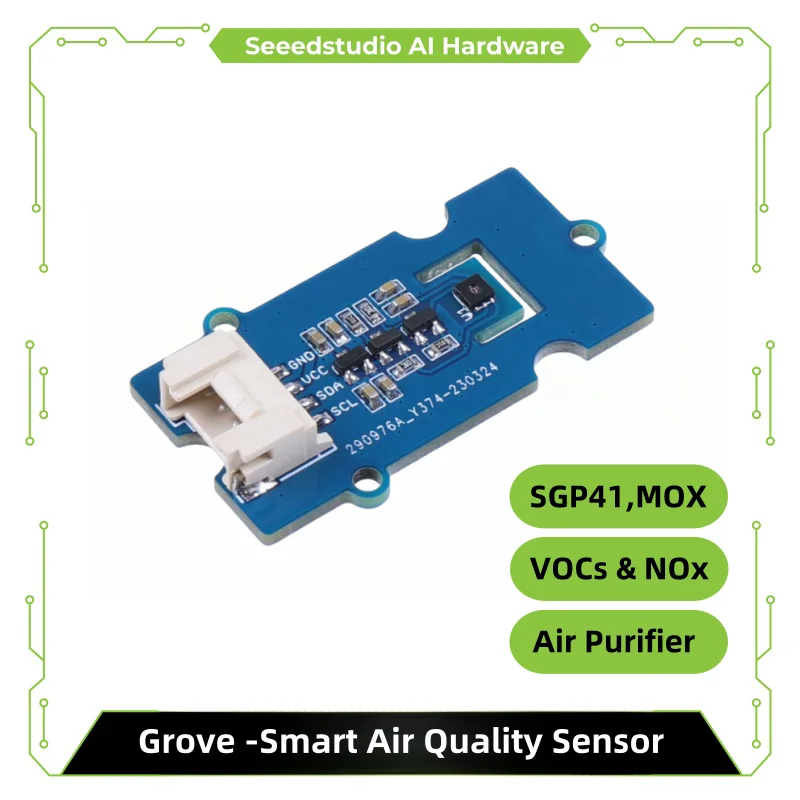 Sensor-SGP41 inteligente de calidad del aire, sensor de gas MOX para VOCs y NOx, purificador de aire, ventilación inteligente