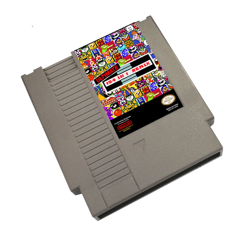 Cartucho de juego NES 154 en 1, tarjeta de videojuego Retro roja y gris de 72 pines para reproductor de cartuchos de juego de 8 bits - imagen 4