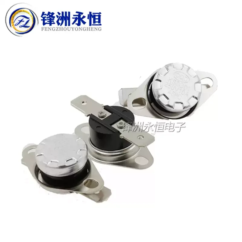 Termostato bimetálico KSD301 10A 250V, interruptor de temperatura normalmente cerrado, termostato 75C 85C 95C 110C 130C 150C 180C 45-190 grados - imagen 4