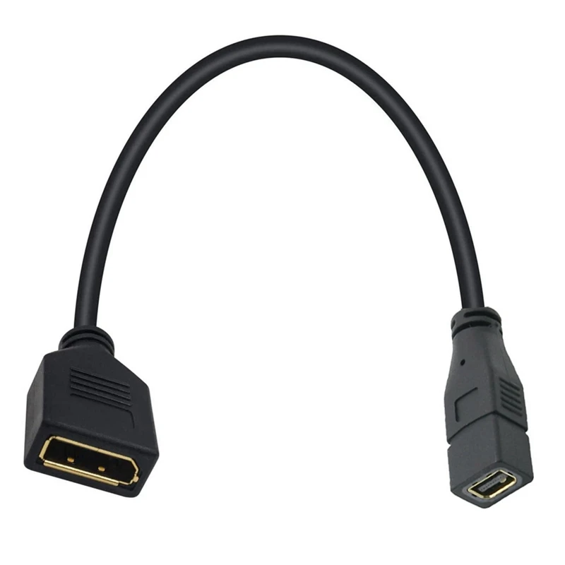 Cable 4K HD Mini DisplayPort hembra a DP hembra con orificios para tornillos de montaje en panel para monitores de computadora, cámaras digitales - imagen 4