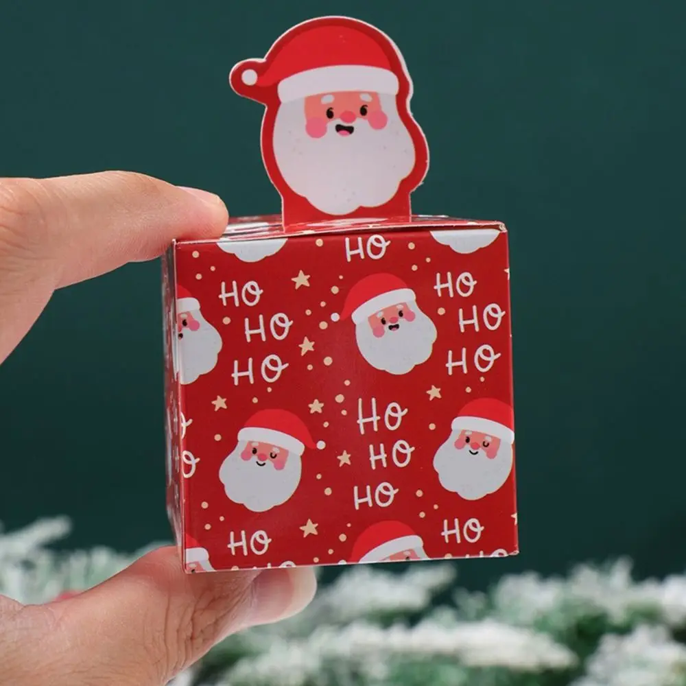 Nueva caja de regalo de Navidad de papel, serie de libros mágicos, diseños de libros, cajas de papel de embalaje, caja de dulces Multicolor, Navidad - imagen 4