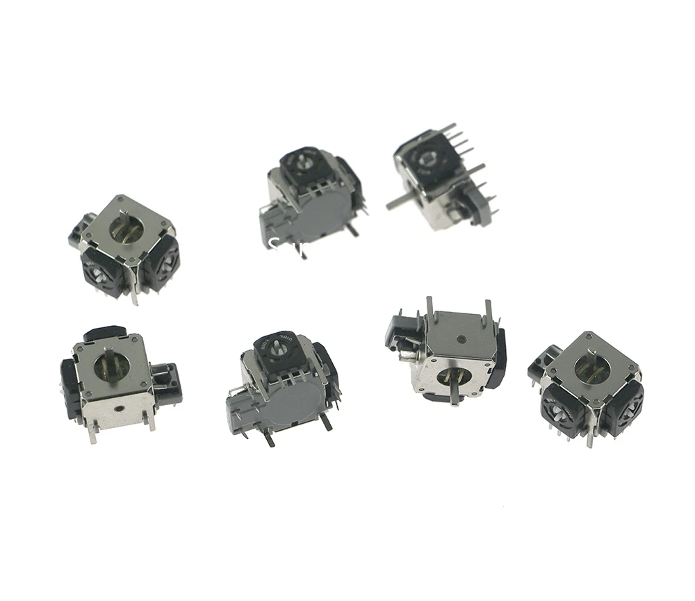 100 unids/lote para XBOX 360 Joysticks 3D palos analógicos de Metal Joystick analógico 3D para pieza de reparación de controlador PS2 - imagen 4