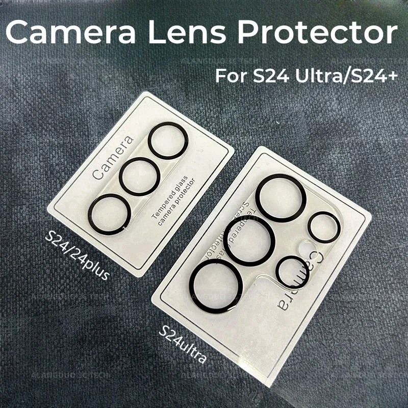 Protector de cámara para Samsung Galaxy S24 S25 Ultra S24 + S25 S23 Plus lente de cristal HD película protectora antideslumbrante para S24ultra - imagen 2