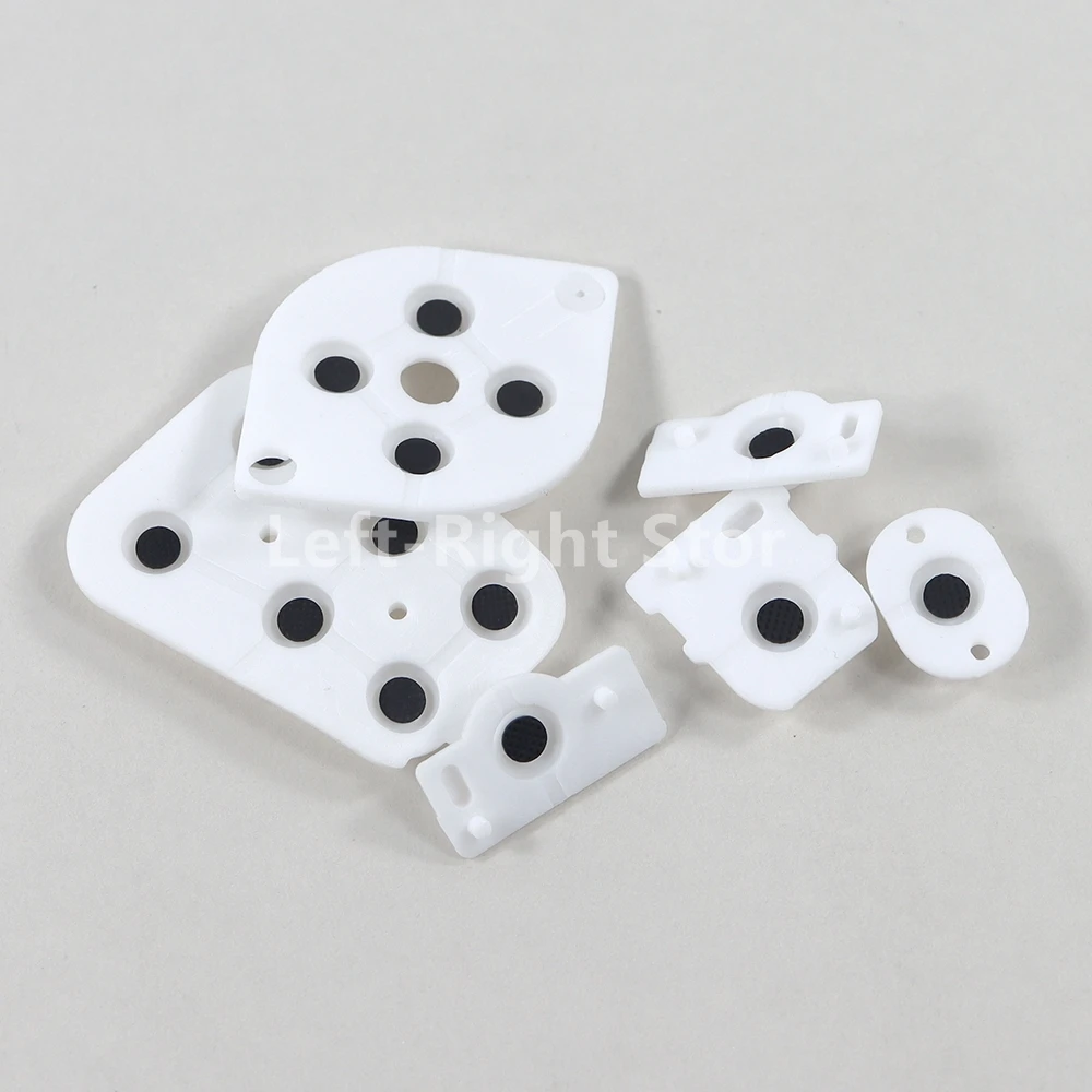50 juegos de almohadillas de goma de silicona conductora de repuesto A B X Y D Pad botones para controlador Nintendo N64 Joy Pad botón conductor - imagen 4