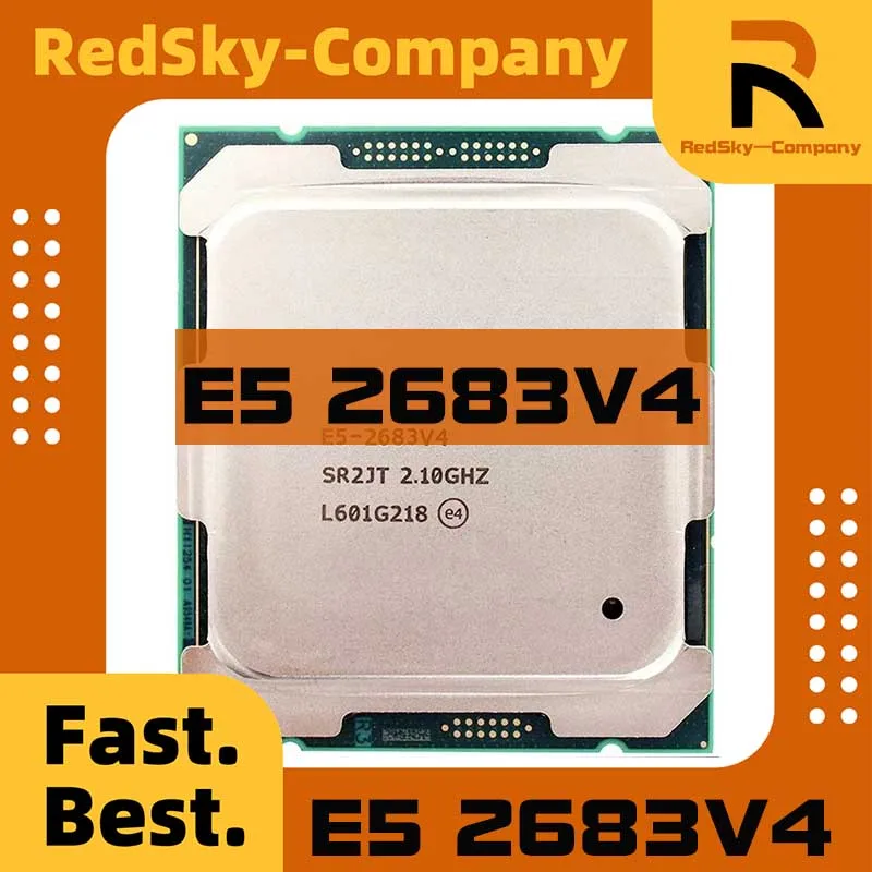 1 unids/lote prueba perfecta E5-2683V4 E5 2683 V4 E5 2683V4 2,1 GHz usado dieciséis núcleos 40M 120W 14nm LGA 2011-3 usado