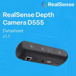 Cámara IntelD555, visión de profundidad RealSense, SoC V5, módulo de profundidad RealSense D450 SDK 2,0 DDS, visión de ordenador 3D alimentada por Ethernet