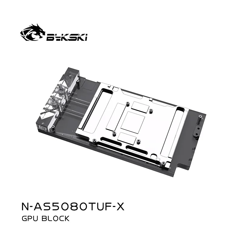 Bykski GPU bloque de agua para ASUS TUF RTX 5080/5070TI O16G tarjeta de vídeo para juegos/cubierta completa PC radiador de cobre 5V ARGB N-AS5080TUF-X - imagen 4