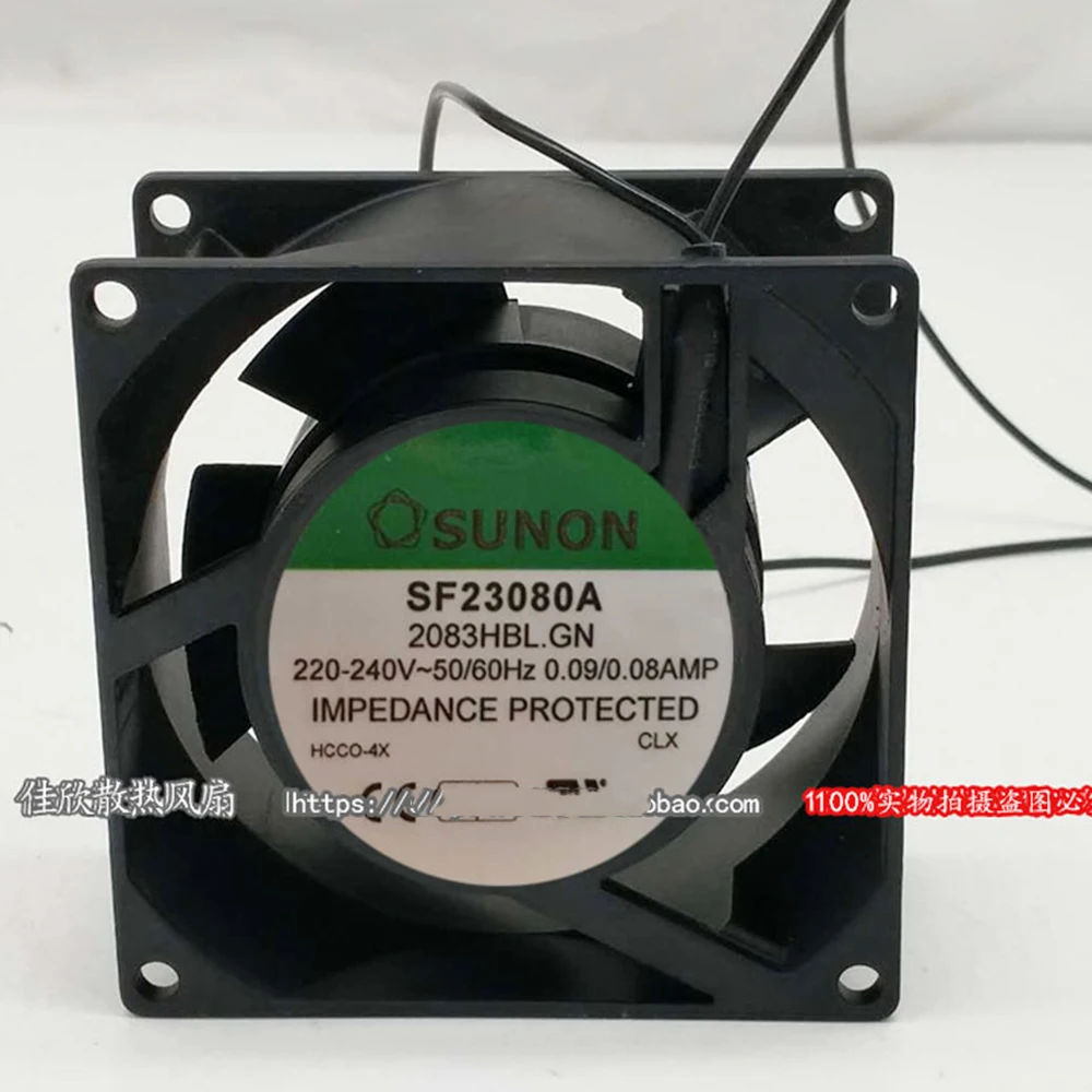 Para Sunon SF23080A 2083HSL.GN 2083HBL.GN220V 8cm8038 marco de aluminio ventilador de refrigeración 1 orden - imagen 3