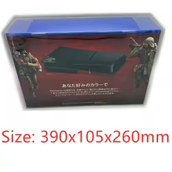 Protector de caja transparente para PS5 Slim/Sony PlayStation 5, cajas de recolección, carcasa de juego de almacenamiento TEP, estuche de exposición transparente