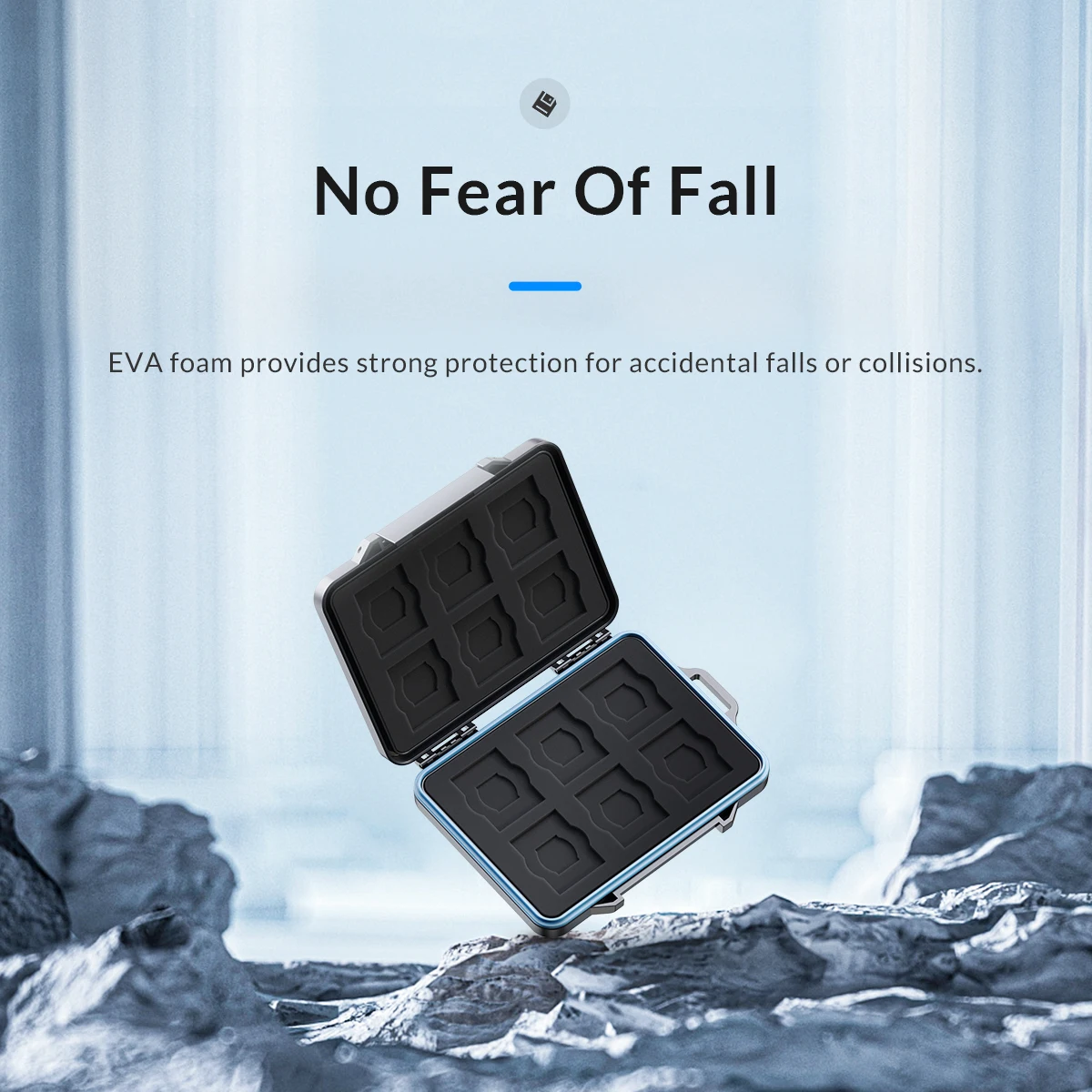 ORICO Estuche Almacenamiento Tarjeta Memoria SD Organizador Soporte Tarjeta Micro SD Forro Suave Impermeable HDD CF SD - imagen 2