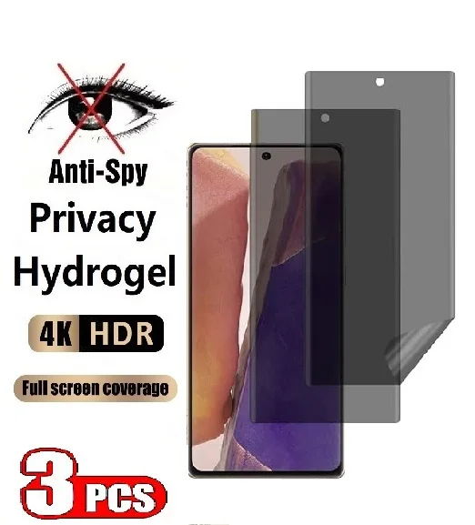 3 uds Anti espía hidrogel de privacidad para Realme GT2 GT3 G85 GT5 Pro 240W 150W GT6 GT7Pro India China Neo7X Neo7 Turbo Protector de pantalla