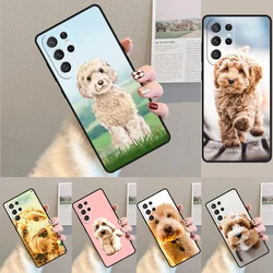 Funda de teléfono con perro Cockapoo para Samsung Galaxy S24 S25 Ultra S21 S22 Ultra S10E Note 10 Plus Note 20 FE S23