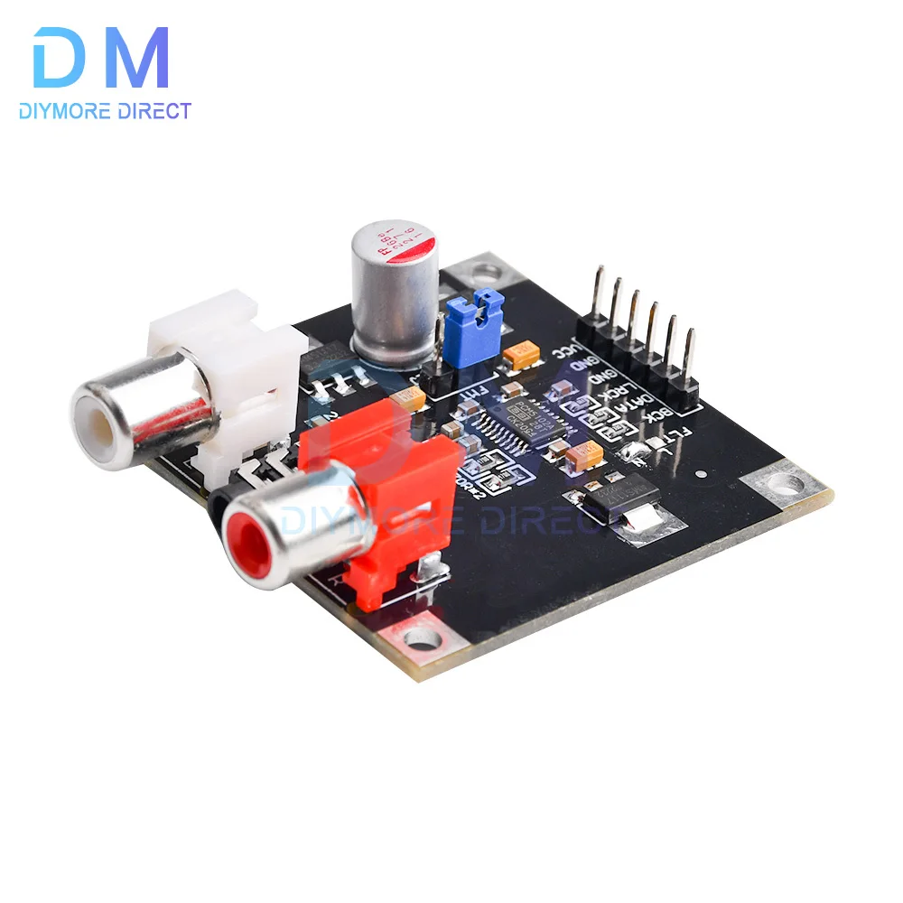 Tablero de reproductor PCM5102/PCM5102A DAC Decodificador I2S 32 bits para Arduino - imagen 2
