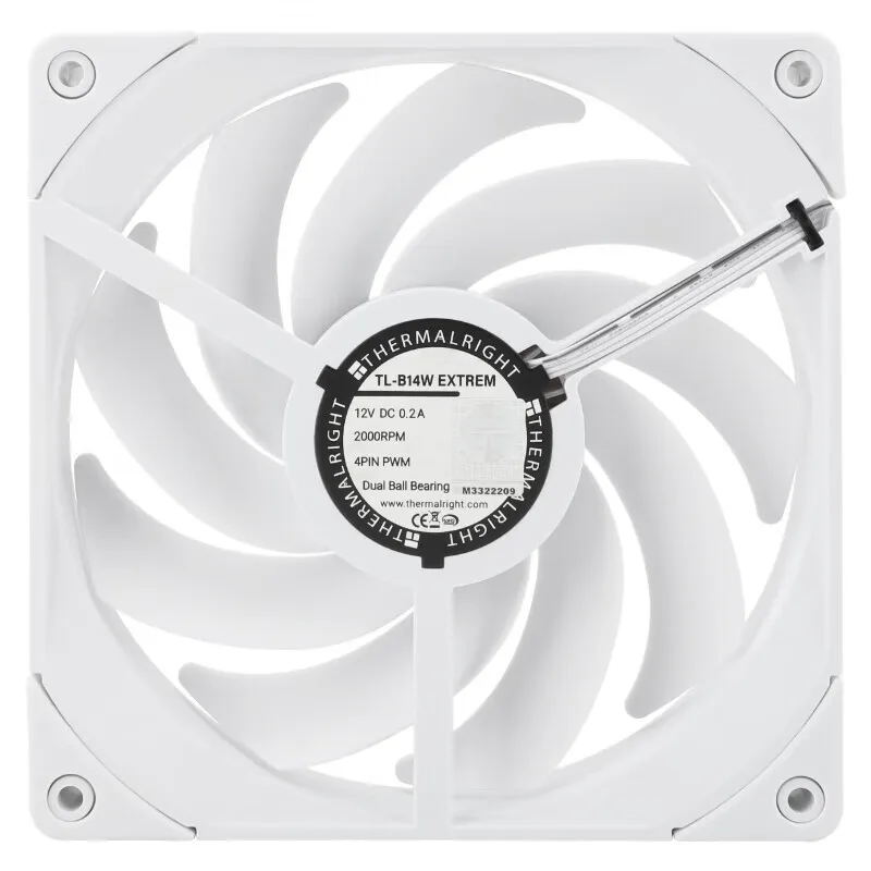 Thermalright TL-B14 14CM ventilador con cubierta de computadora 4 pines PWM 2000 velocidades alto volumen de aire 110CFM ventilador Industrial de bajo ruido - imagen 4