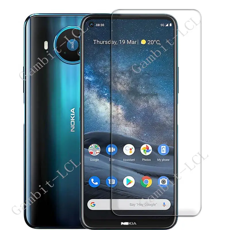 2 uds para Nokia 8,3 5G 6,81 "protector de vidrio templado en Nokia8.3 Nokia8.35G 8 V 5G UW Nokia8V cubierta de película protectora de pantalla - imagen 2