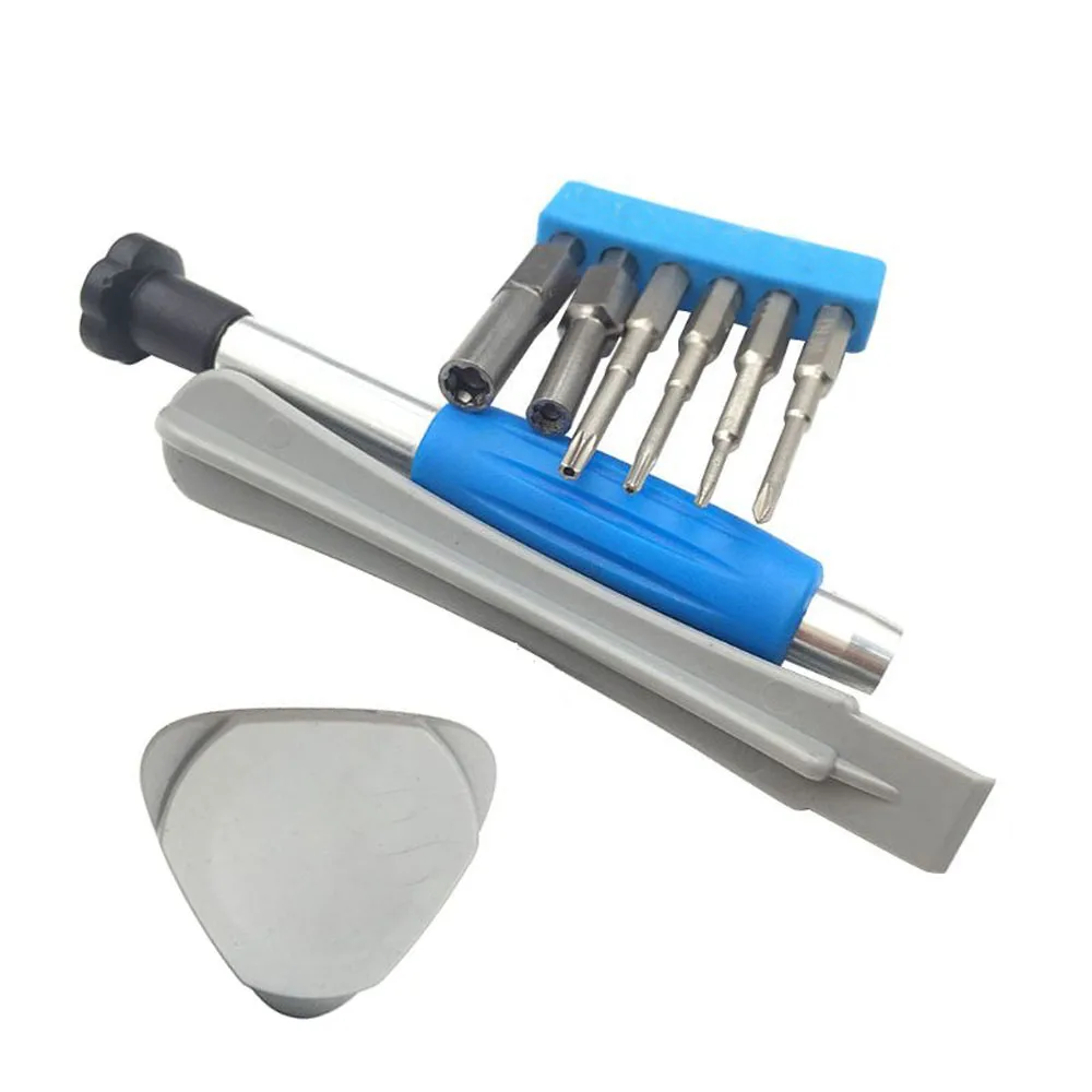1 Juego de destornilladores de acero, Kit de herramientas de reparación para consolas de juegos Nintend Switch /NES /SNES /N64/New 3DS /Wii /Wii U/GBA Gamecube - imagen 4