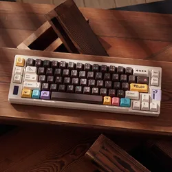 Set Teclas PBT Cherry Glove x Domikey Choco Donuts para Teclado Mecánico