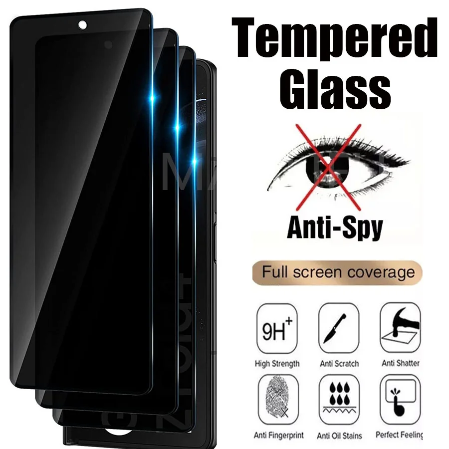 Vidrio templado antiespía 9H para Samsung Galaxy Z Fold5 Fold4 Fold 5 4 3 ZFold4 ZFold3 5G Protector de pantalla película de vidrio para teléfono móvil - imagen 2