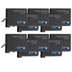 Batería recargable para Cámara de Acción Gopro Hero 4, batería recargable para Cámara de Acción, color negro/plateado, AHDBT-401