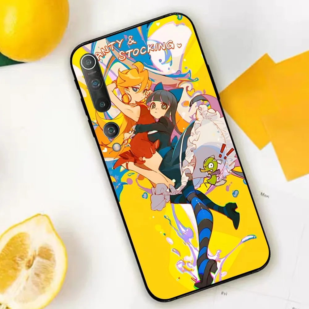 Panty & Stocking con liguero funda de teléfono para Xiaomi Mi 5X 8 9 10 11 12 Lite Pro 10T PocoX3pro PocoM3 Note 10 Pro Lite - imagen 2