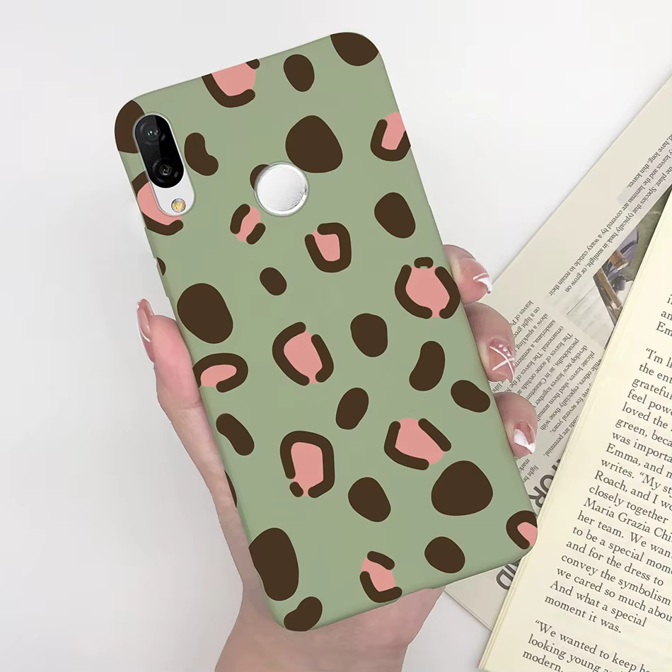 Funda protectora de silicona para teléfono Huawei, protector suave mate con patrón bonito, P20 Lite, P20Lite - imagen 5