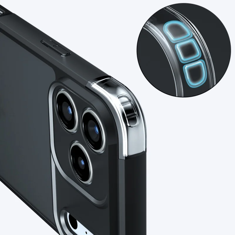 Para iPhone 17 Pro Max funda iPhone 17 Pro Capa armadura teléfono parachoques trasero a prueba de golpes mate transparente Fundas iPhone Air - imagen 5