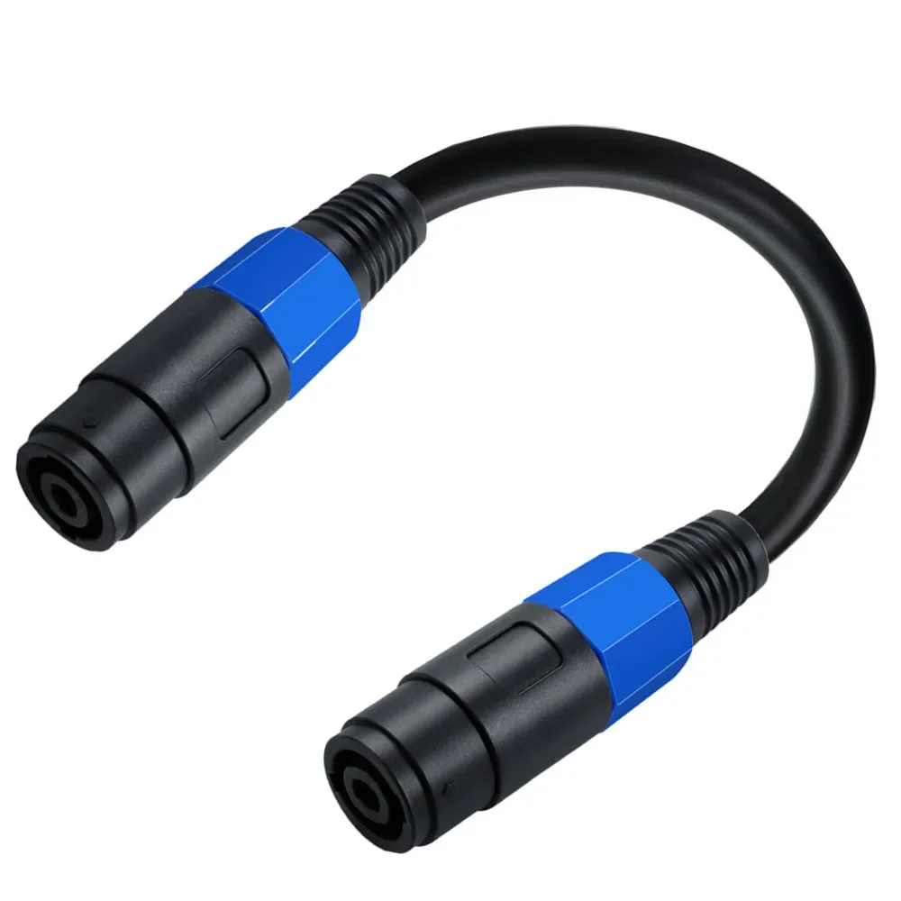 Peakon Conector hembra a hembra Jack Cable acoplador recto de 2 polos para altavoz/amplificador - imagen 2